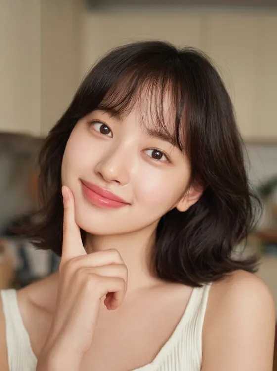 가상모델 #1303 얼굴 원본 5
