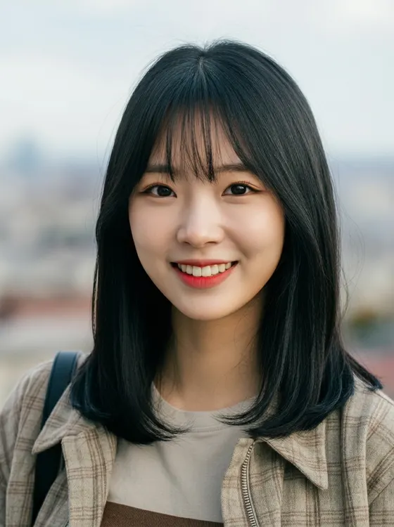 가상모델 #1381 얼굴 원본 7