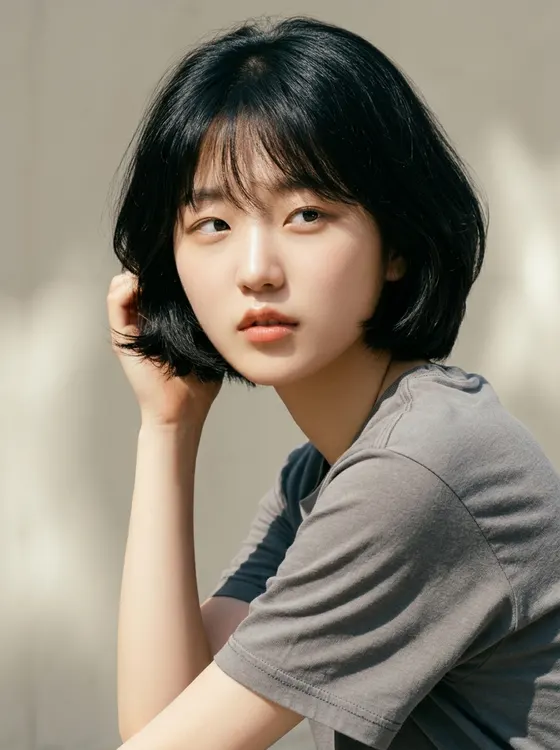 가상모델 #1381 얼굴 원본 16