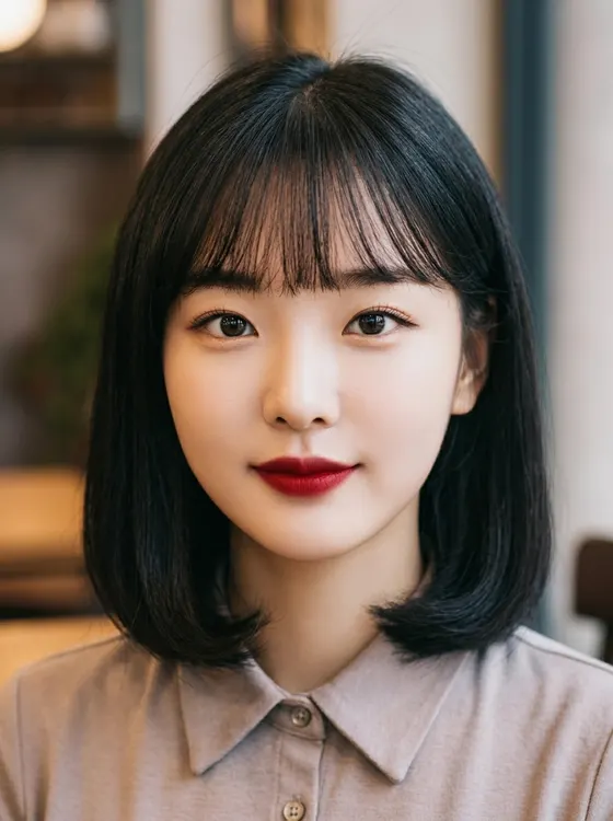 가상모델 #1387 얼굴 원본 1