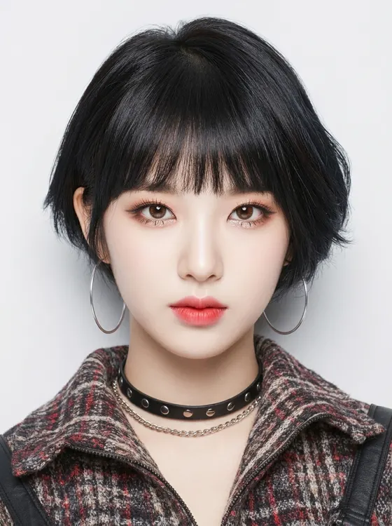 가상모델 #1387 얼굴 원본 4
