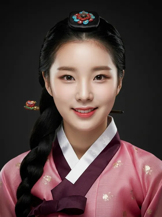 가상모델 #1387 얼굴 원본 24