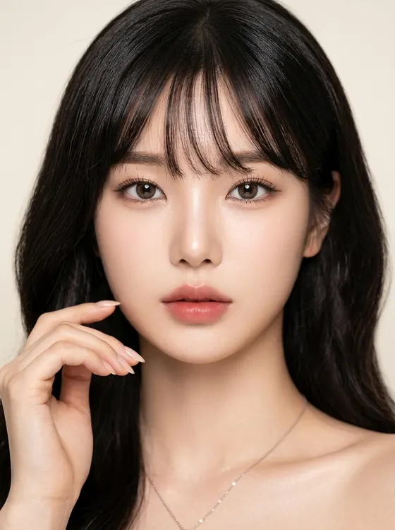 가상모델 #1474 얼굴 원본 5