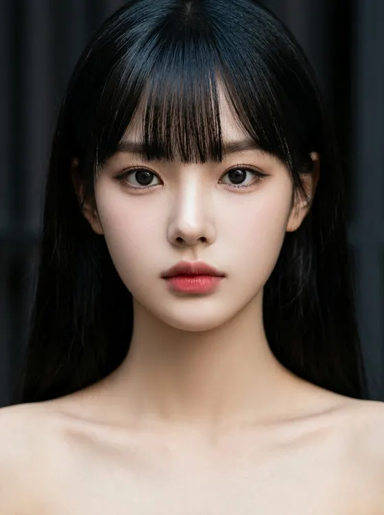 가상모델 #1474 얼굴 원본 9