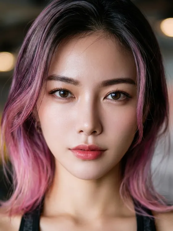 가상모델 #75 얼굴 원본 6