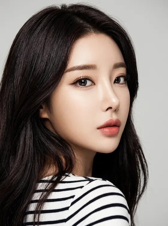 가상모델 #1474 얼굴 원본 24