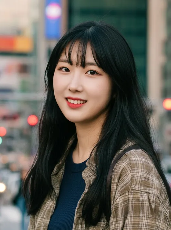 가상모델 #1390 얼굴 원본 3