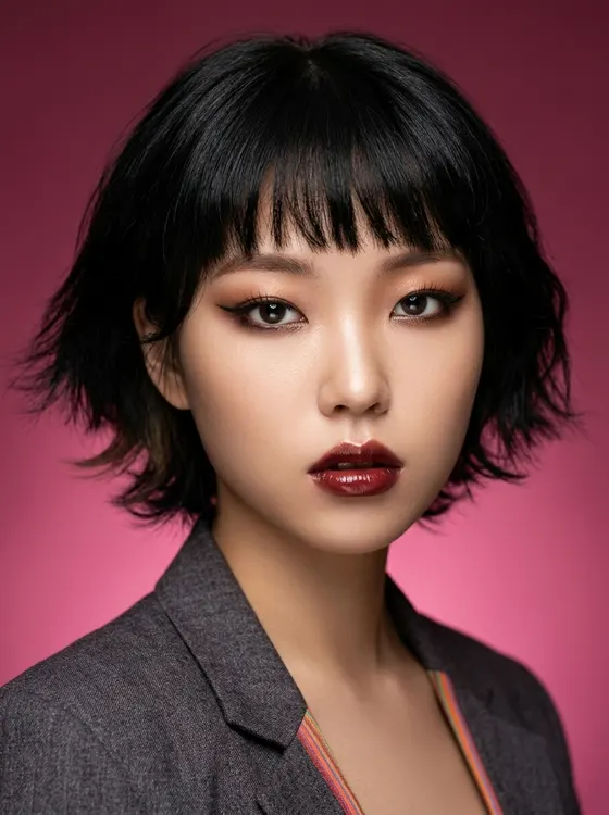 가상모델 #1390 얼굴 원본 12