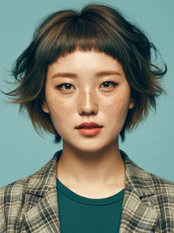 가상모델 #1390 얼굴 원본 16