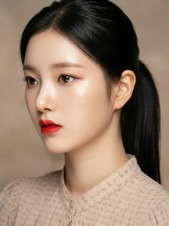 가상모델 #1390 얼굴 원본 17