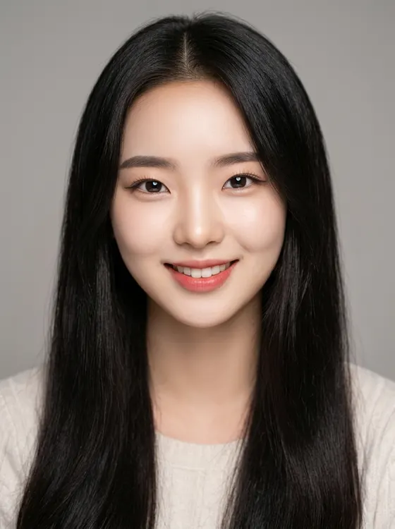 가상모델 #1390 얼굴 원본 19