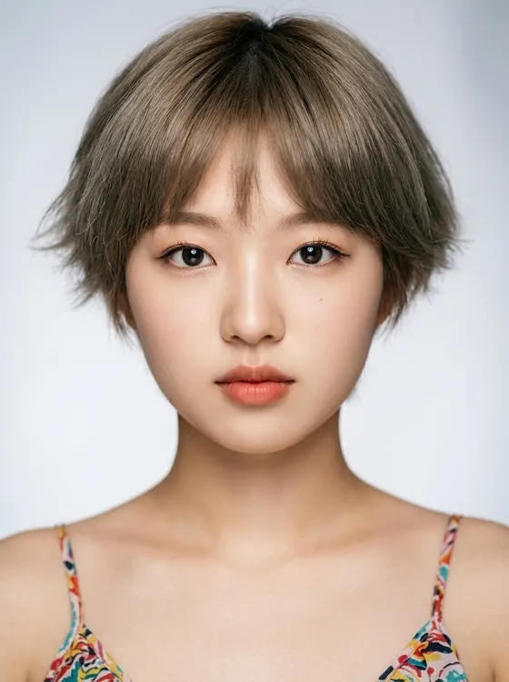 가상모델 #1390 얼굴 원본 21