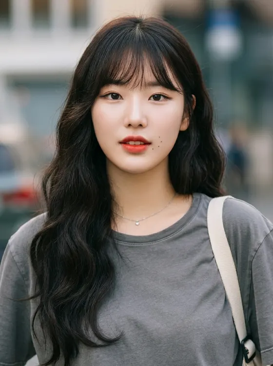 가상모델 #1380 얼굴 원본 6