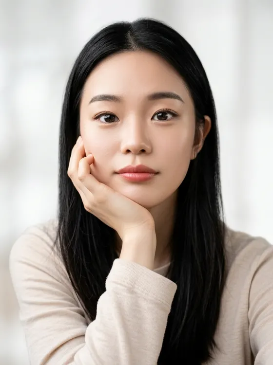 가상모델 #1177 얼굴 원본 9