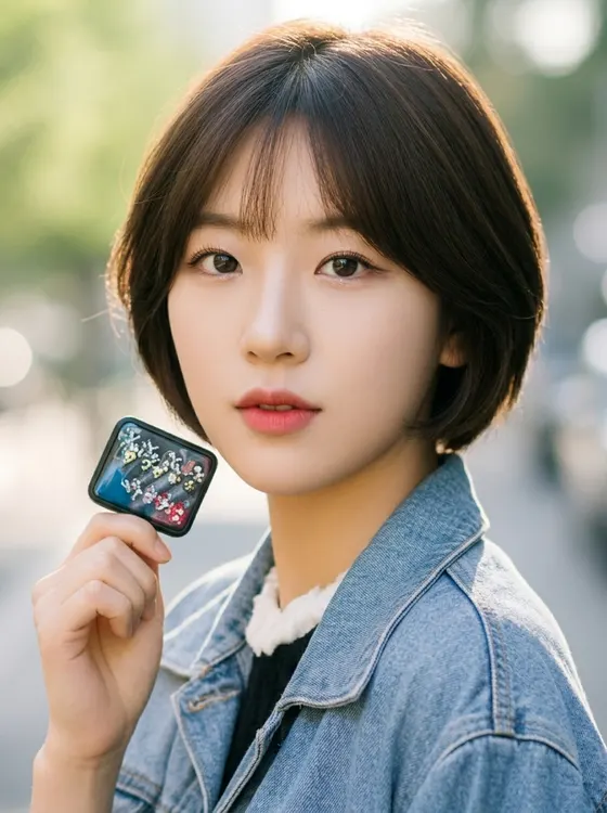 가상모델 #1380 얼굴 원본 14