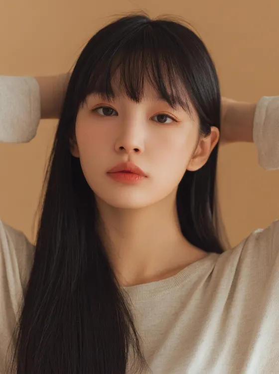 가상모델 #1295 얼굴 원본 1