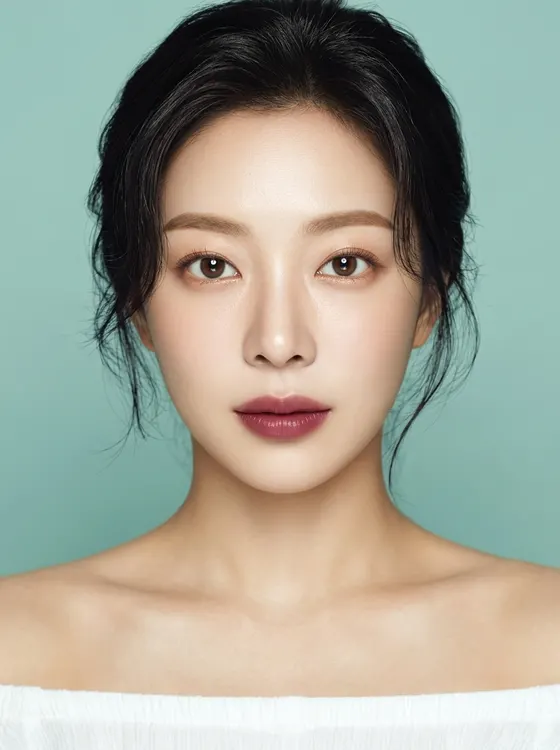 가상모델 #1280 얼굴 원본 4