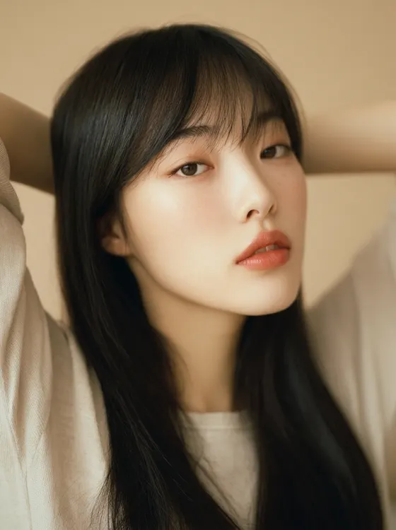 가상모델 #1295 얼굴 원본 3