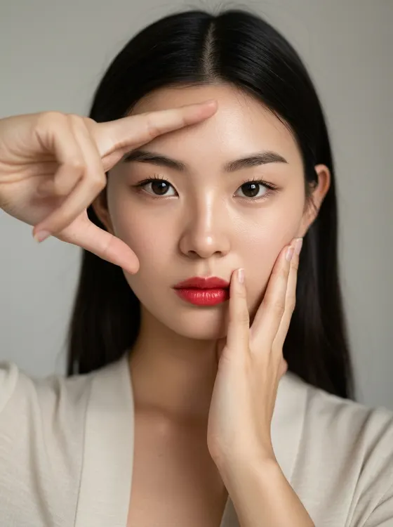 가상모델 #1187 얼굴 원본 1