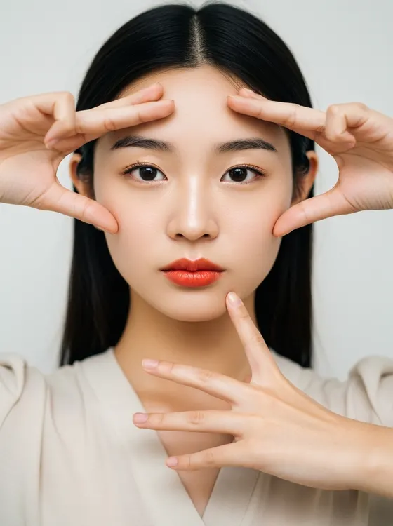 가상모델 #1187 얼굴 원본 12