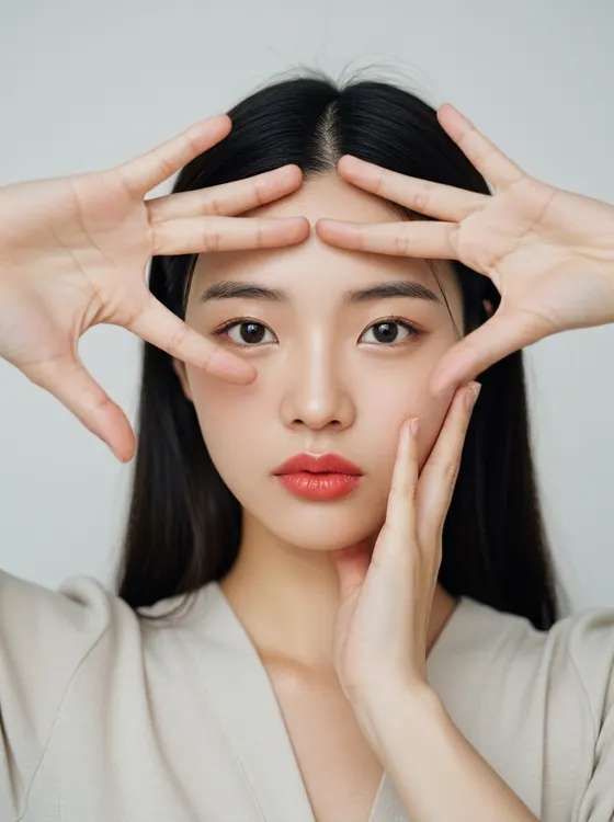 가상모델 #1187 얼굴 원본 16