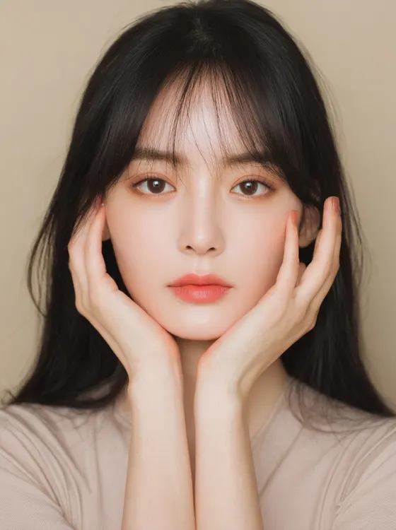 가상모델 #1295 얼굴 원본 10