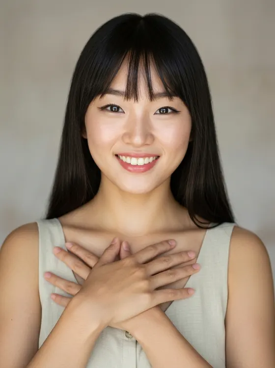 가상모델 #1193 얼굴 원본 9