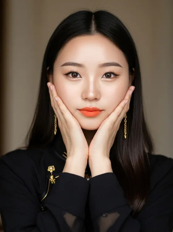 가상모델 #1200 얼굴 원본 19