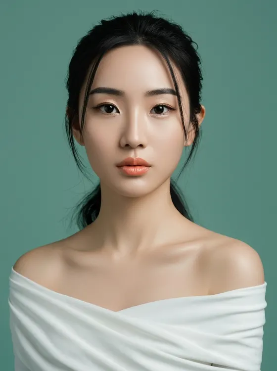 가상모델 #1216 얼굴 원본 1