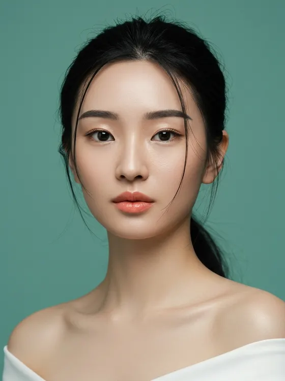 가상모델 #1216 얼굴 원본 2