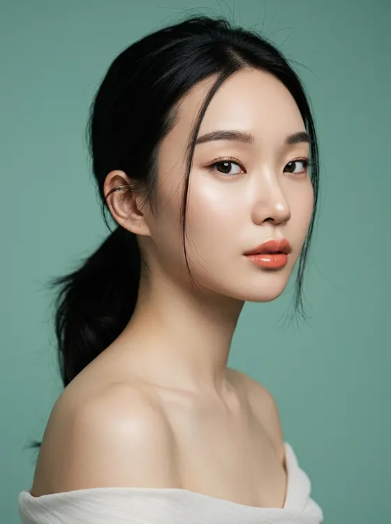 가상모델 #1216 얼굴 원본 12