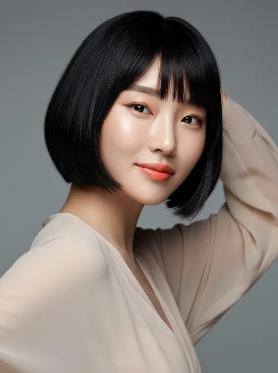 가상모델 #1236 얼굴 원본 12