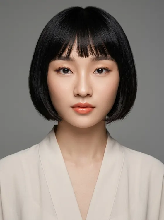 가상모델 #1236 얼굴 원본 21