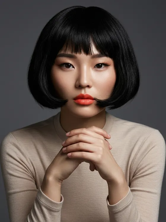 가상모델 #1243 얼굴 원본 1