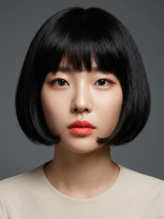 가상모델 #1243 얼굴 원본 5