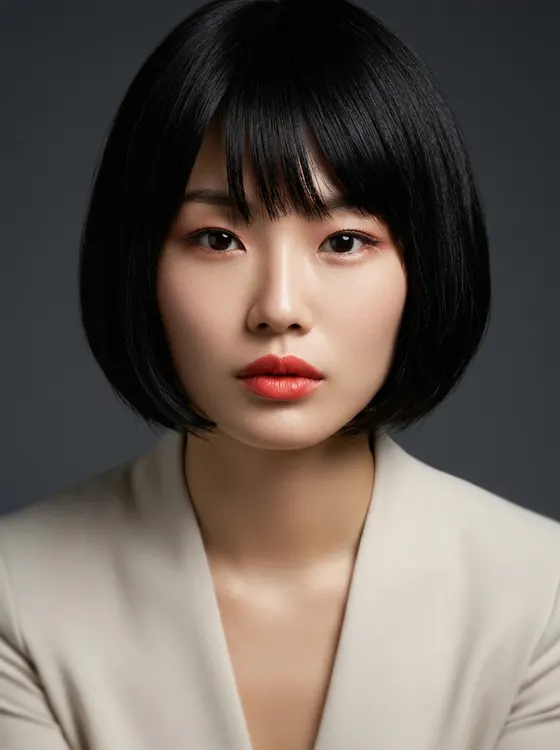 가상모델 #1243 얼굴 원본 8