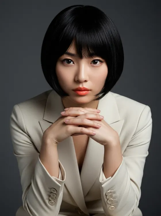 가상모델 #1243 얼굴 원본 9