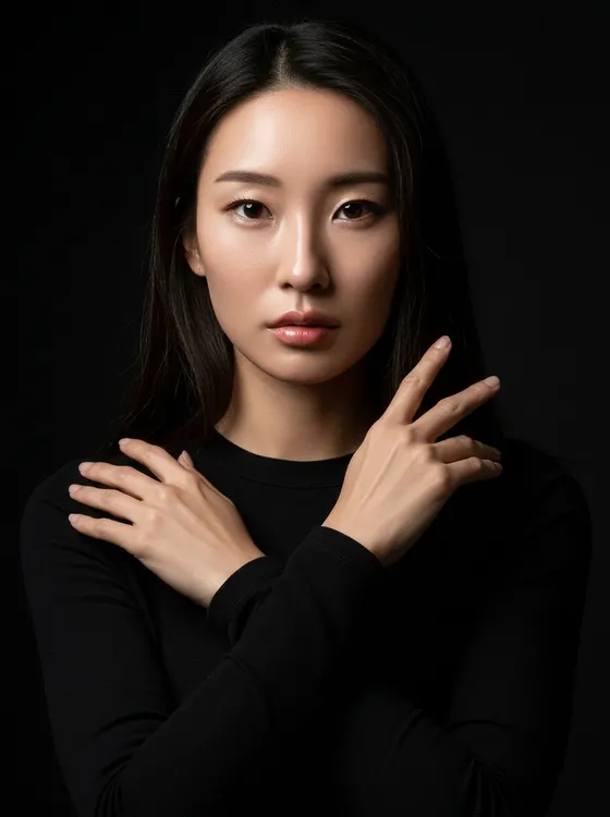 가상모델 #1266 얼굴 원본 12