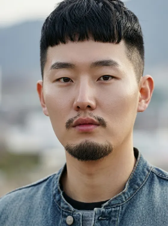 가상모델 #1447 얼굴 원본 6