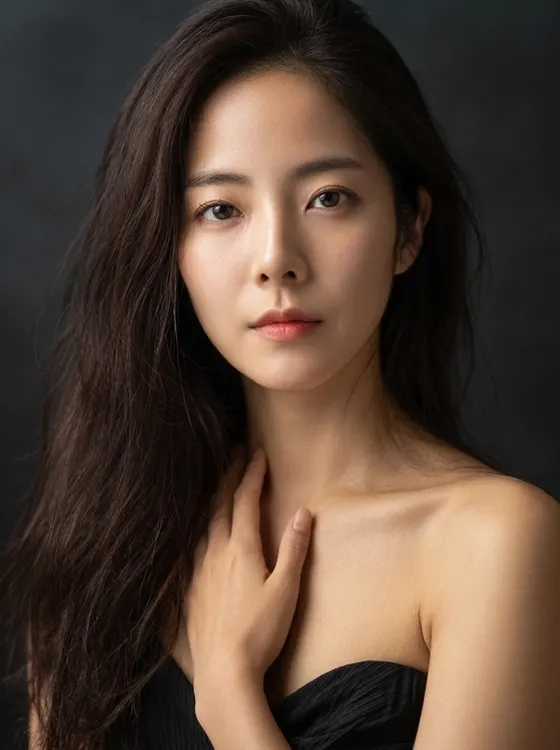 가상모델 #1294 얼굴 원본 6