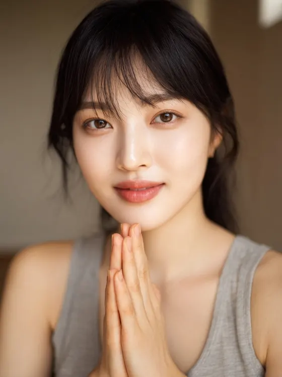 가상모델 #1308 얼굴 원본 13