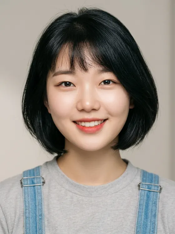 가상모델 #1375 얼굴 원본 8