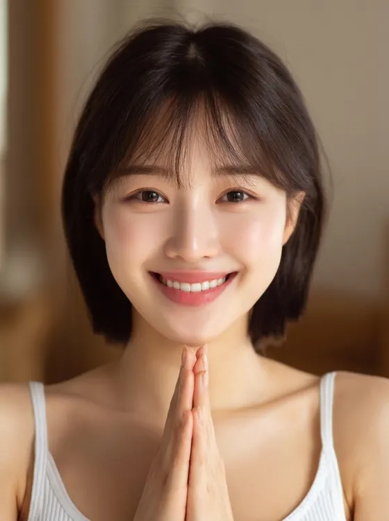 가상모델 #1308 얼굴 원본 14
