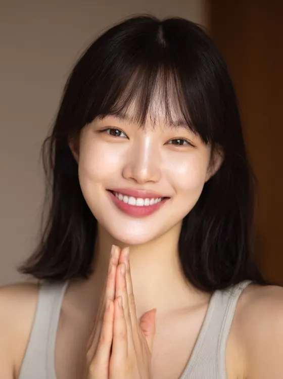 가상모델 #1308 얼굴 원본 15