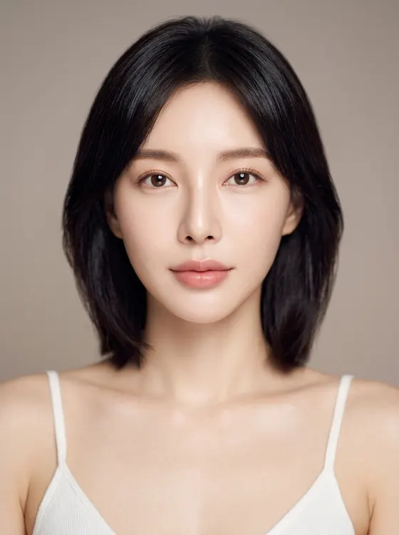 가상모델 #1308 얼굴 원본 16