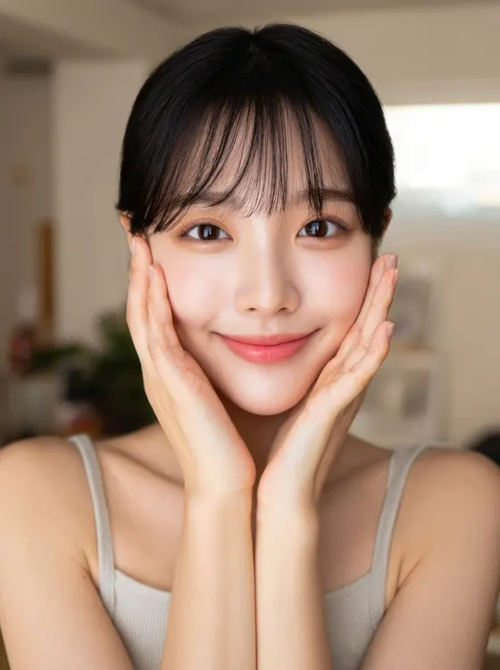 가상모델 #1308 얼굴 원본 19