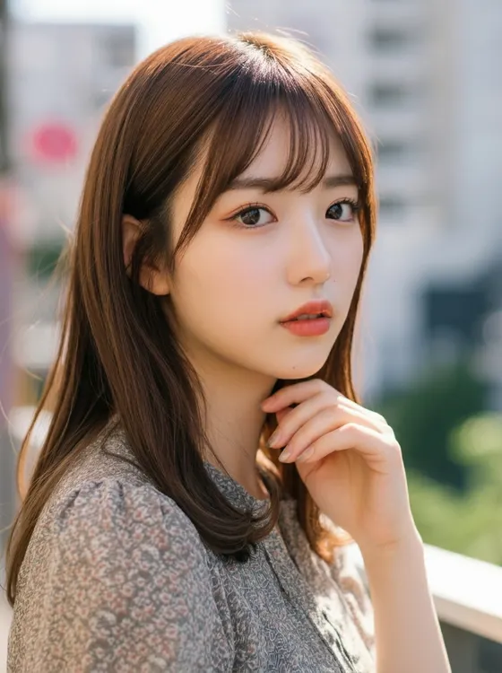 가상모델 #1379 얼굴 원본 5