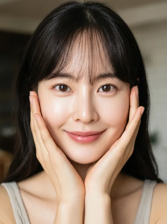 가상모델 #1308 얼굴 원본 20