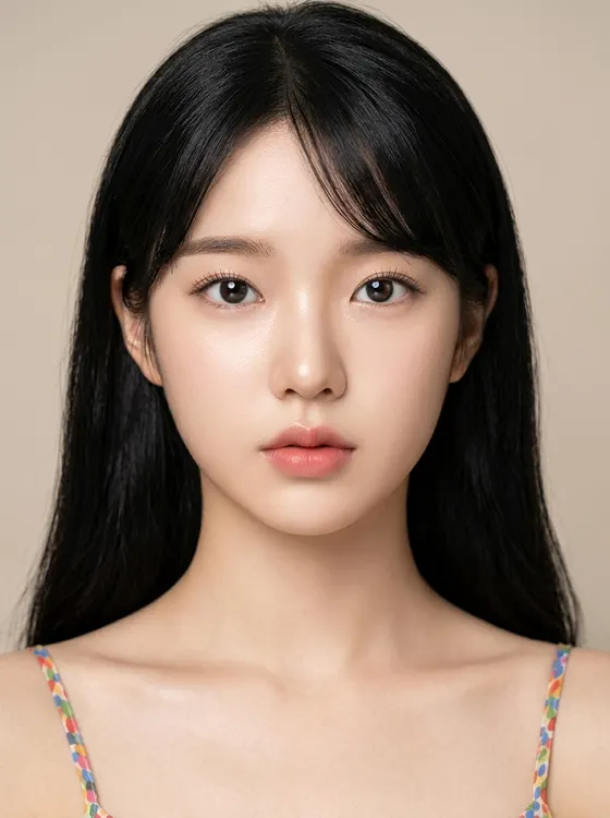 가상모델 #1392 얼굴 원본 2