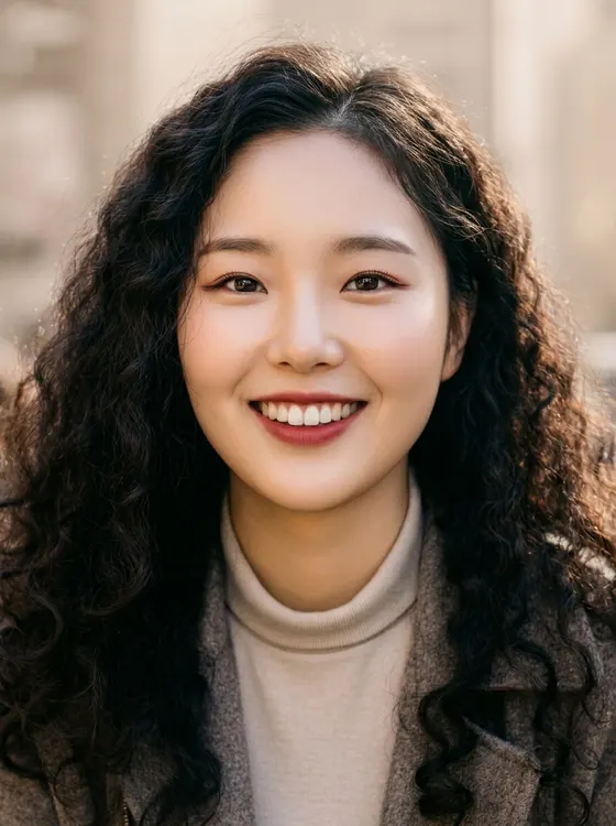 가상모델 #1392 얼굴 원본 7